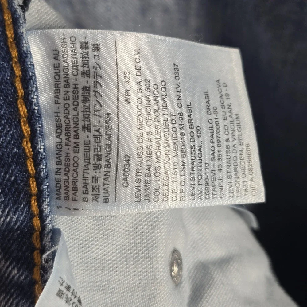 Levis‎ 550 Jeans Mens 38x30 Blue Relaxed Denim Pants Medium Wash Tapered Leg